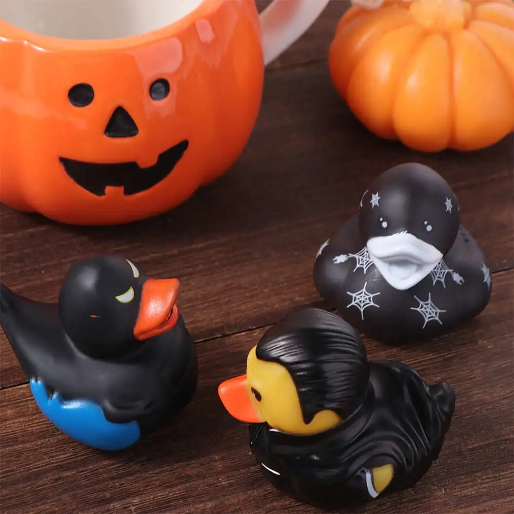 Cartoon Characters Halloween Series Duck Ducking Floater Bath Duck Water Tub Pool Party Favors Rubber Duck Gift For Children