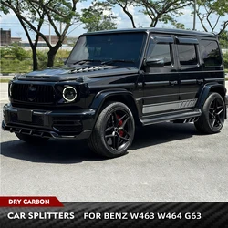 For Mercedes-Benz G Class W464 W463 G63 AMG 2019 2020 DRY Carbon Car Front Rear Bumper Splitters Trim Guard Car Bumper Protect