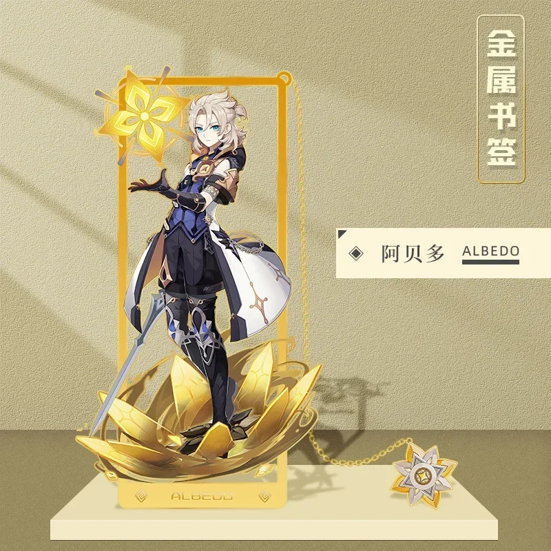 YUANgod periferiche hollow metal segnalibri nacida wendi elf noce campana lontano da Shenhe anime personaggio segnalibri cancelleria