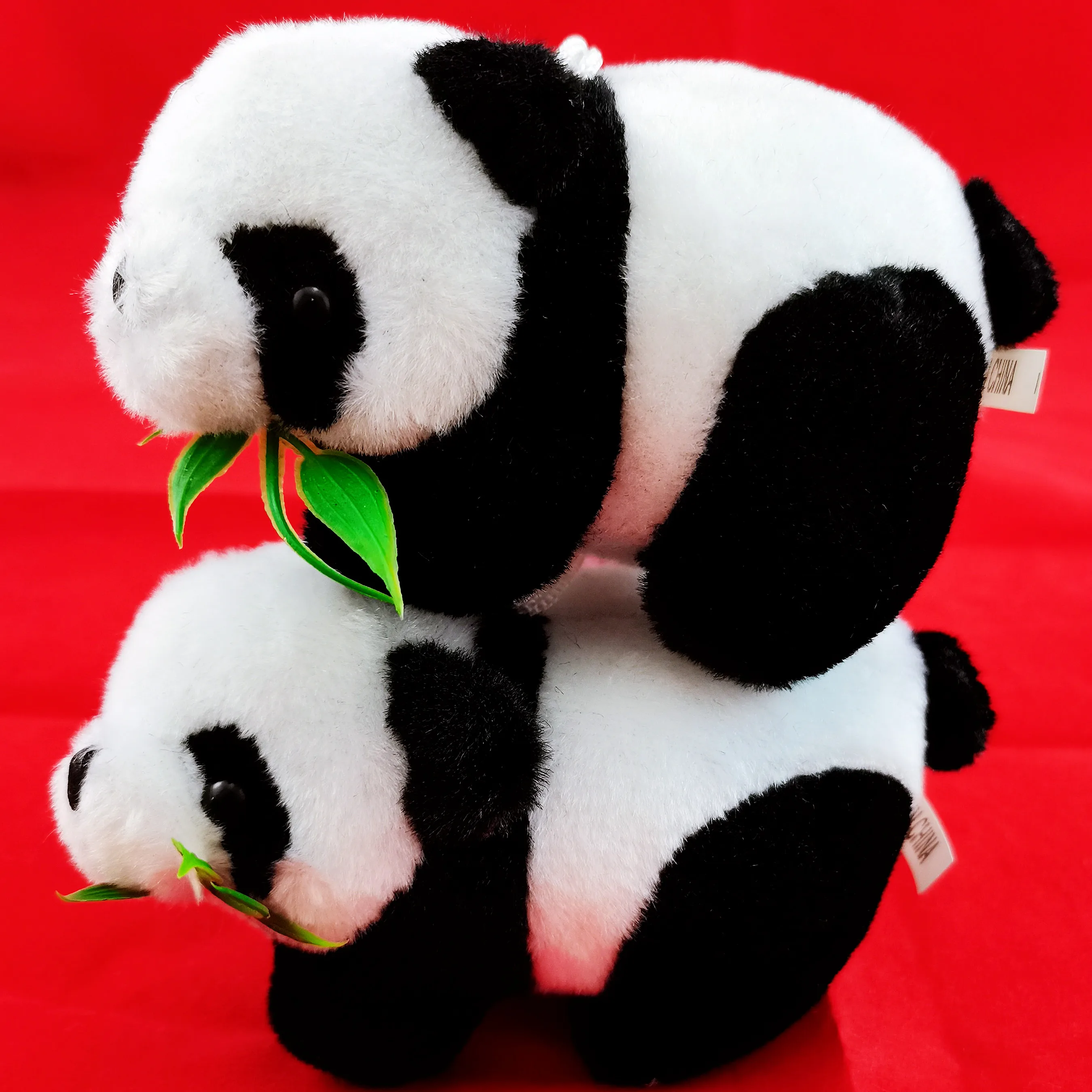 Fluffy Kawaii Stuffed Panda Animal Toys Chinese Pandas Plushtoy Party Decoration Children's Day Gift Walking Style Centerpiece