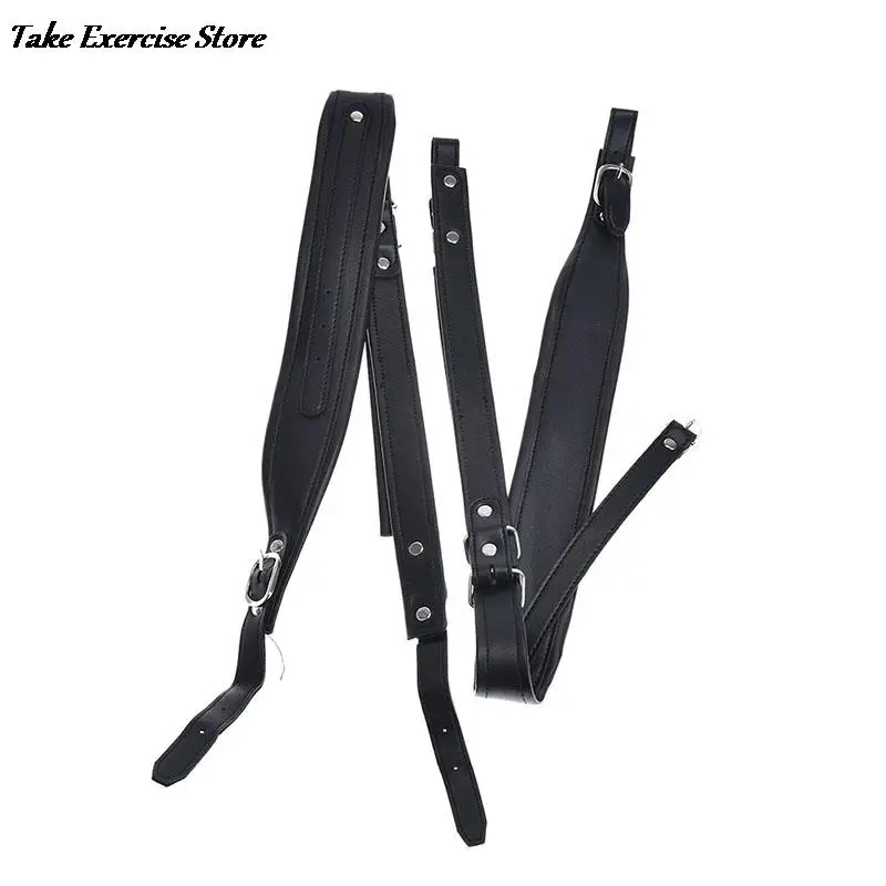 Picture 4: Adjustable One Pair Synthetic Leather Accordion Shoulder Straps Belt