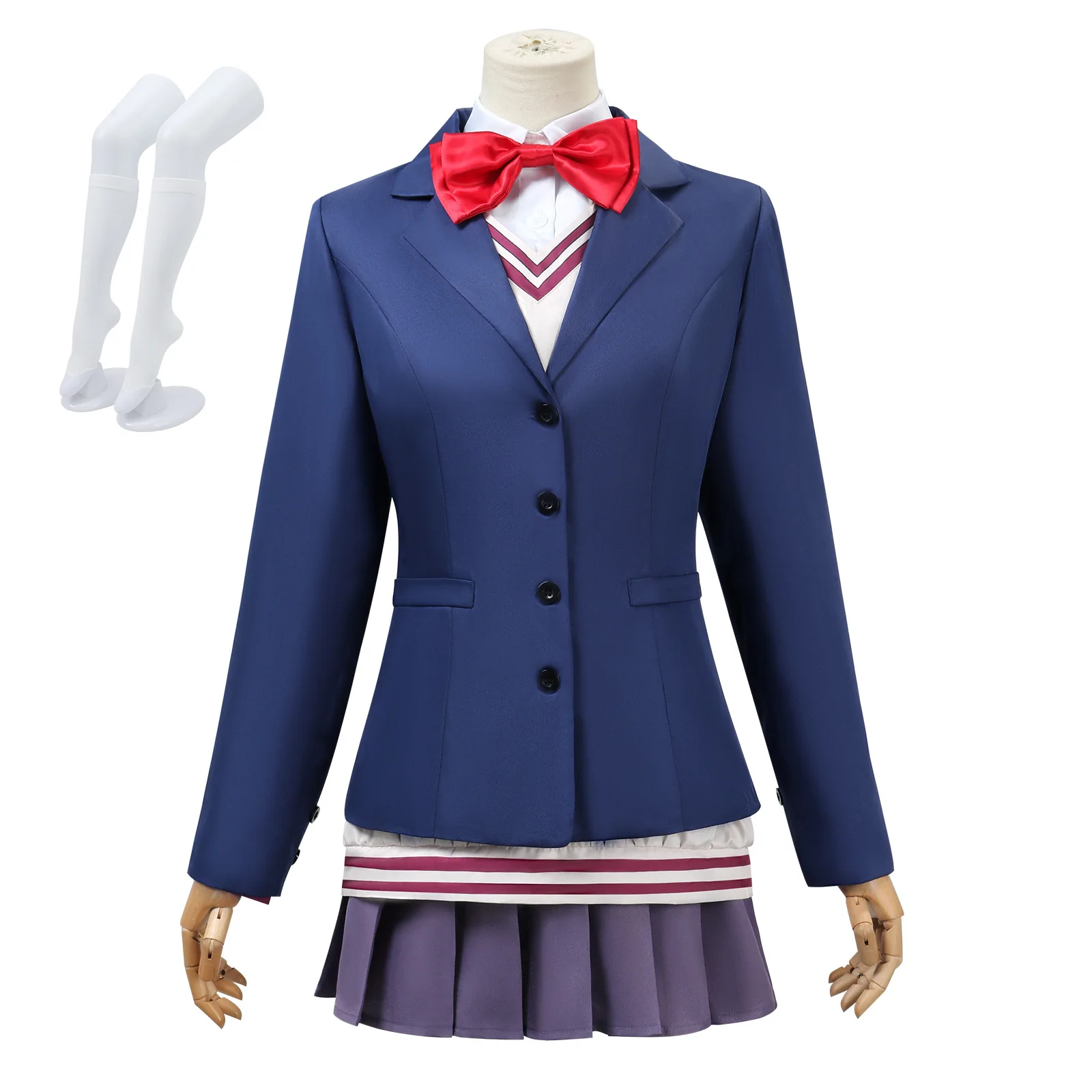 

Supernatural Armed Dangda Cosplay Costume, College Style Women's School Uniform Cosplay Animation Cosplay Costume