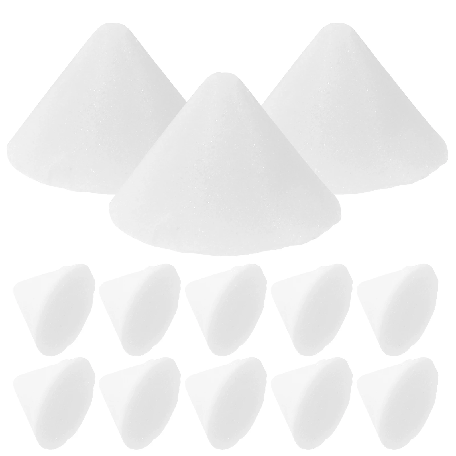 50pcs Ceramic Pottery Kiln Nail White Aluminum Oxide Clay Firing Tool Pottery Support Refractory Nails Storage Practical Craft