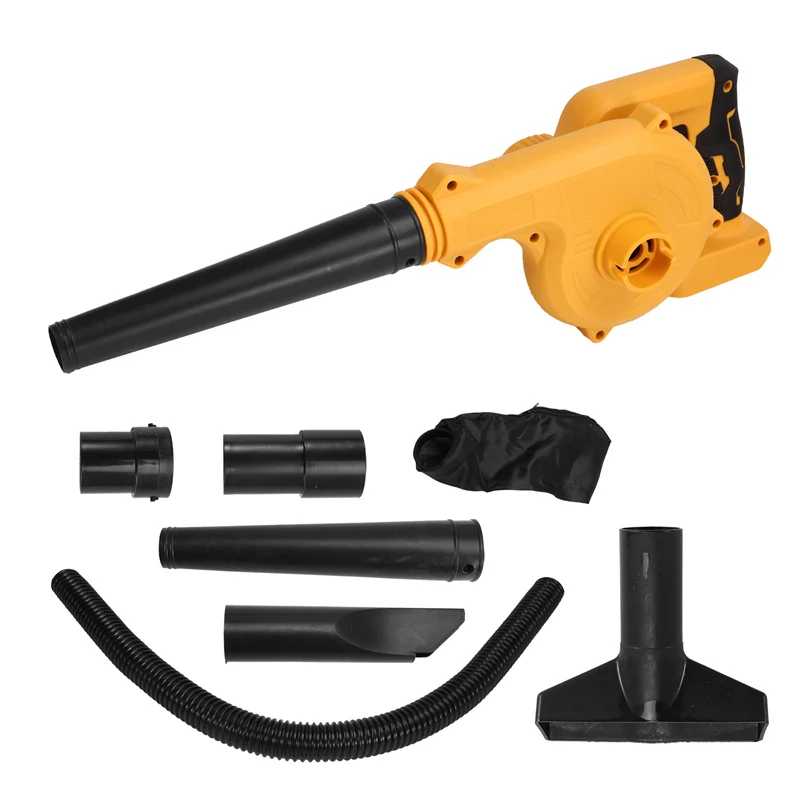 Brush Cordless Leaf Blower For Dewalt Battery 2-In-1 Air Blower And Vacuum (No Battery)