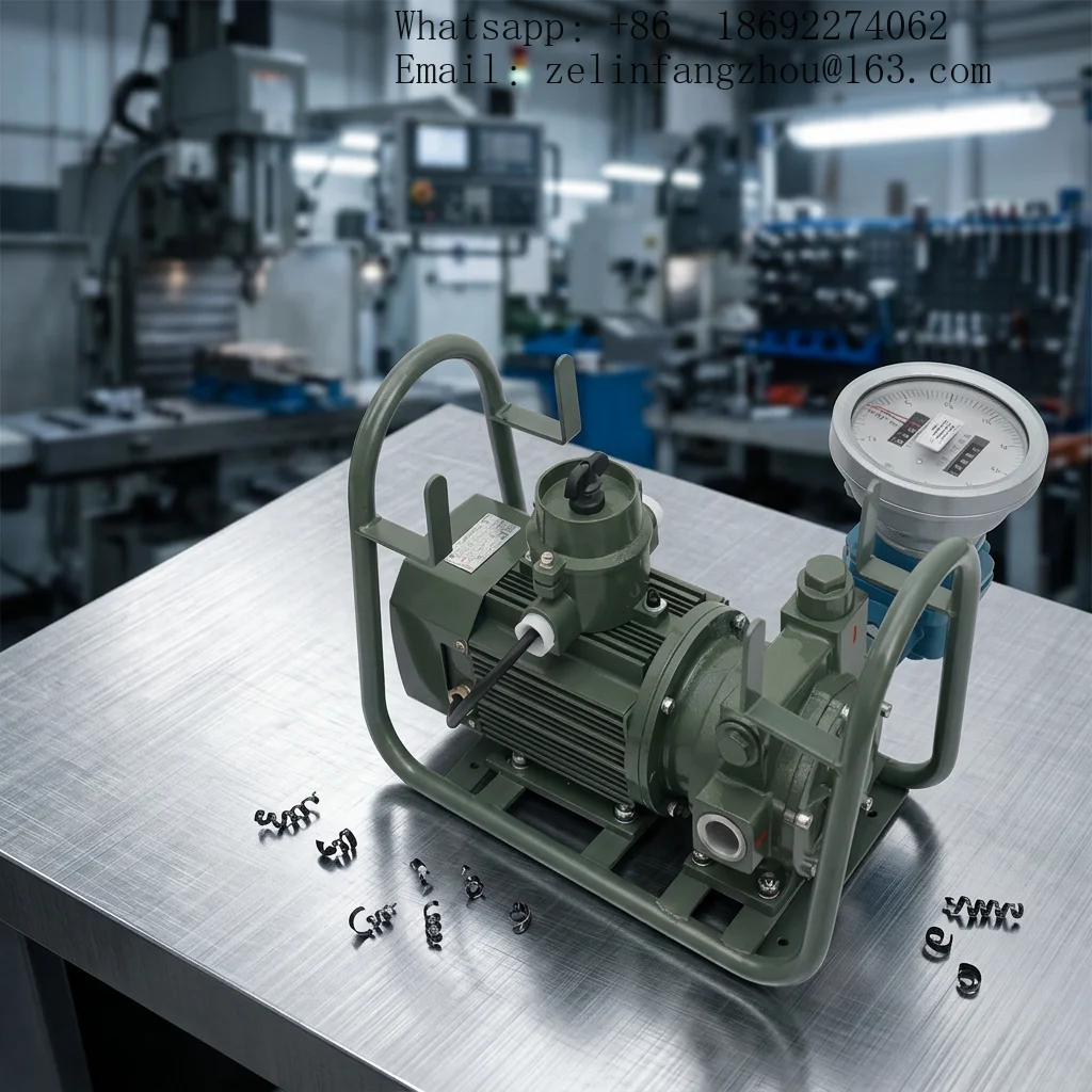 CAVITT 220V 1 Inch Brushless Self Priming Explosion Proof Metering Pump for Diesel Engine Oil Fuel Transfer