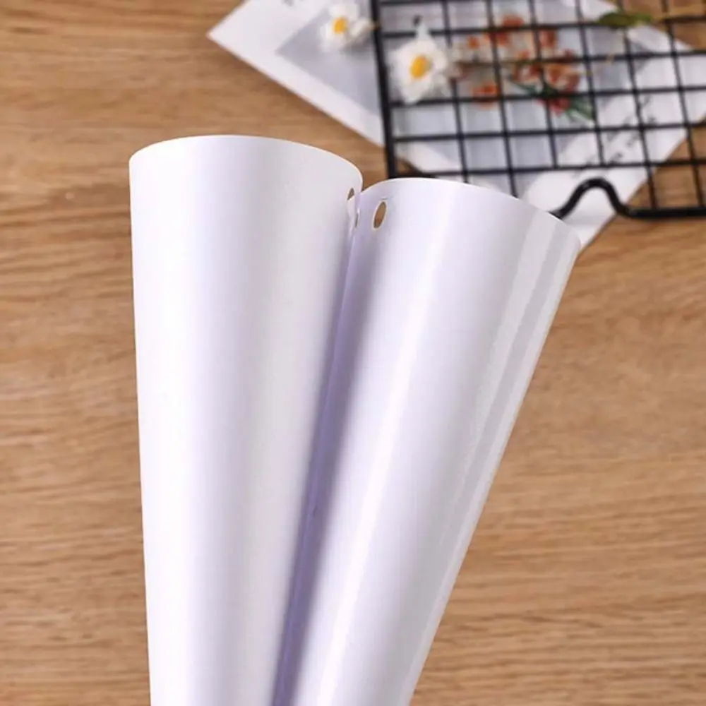 A4 A5 A6 White Release Paper Sticker Organizer Reusable Loose Leaf Storage Book 40 Sheets 6 Holes Stickers Collecting Album