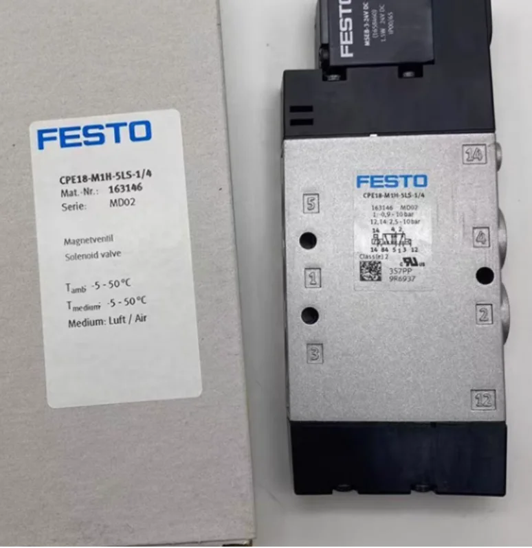 New Original FESTO solenoid valve CPE18-M1H-5LS-1/4 163146 CPE18-M1H-5L-1/4 163142