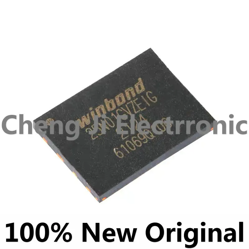 10PCS/LOT W25N01GVZEIG、W25N01GWZEIG、WSON8 Serial NAND flash memory chip