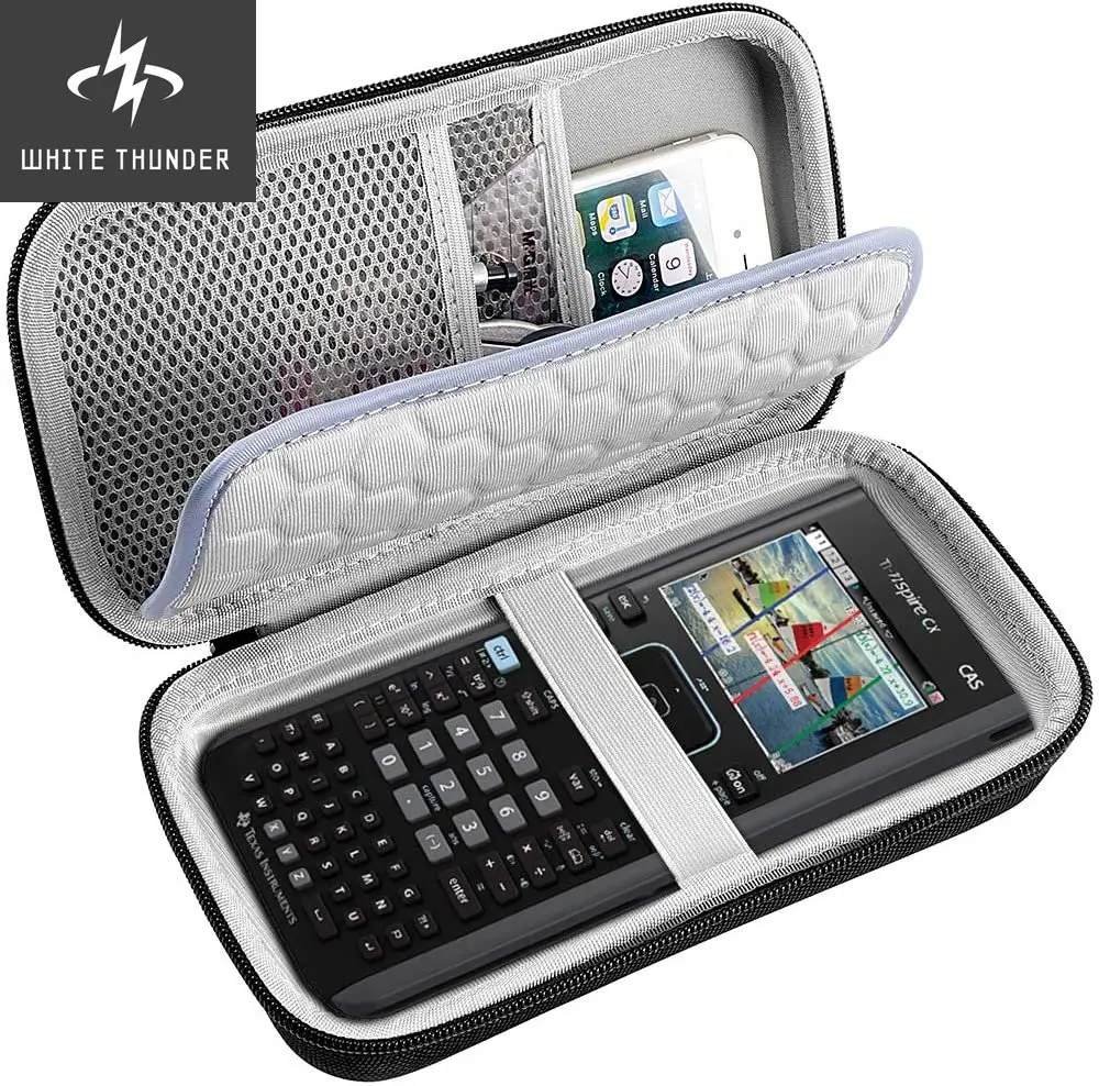 

Travel Case For Texas Instruments Ti Nspire CX CAS/II/Ti-84 Plus CE Graphing Calculator, Large Capacity For Pens, Cables And Acc