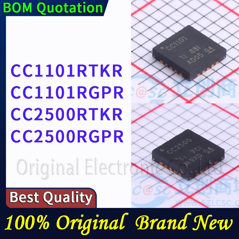 

CC1101RTKR CC1101RGPR CC2500RTKR CC2500RGPR В наличии Оригинальные высококачественные компоненты
