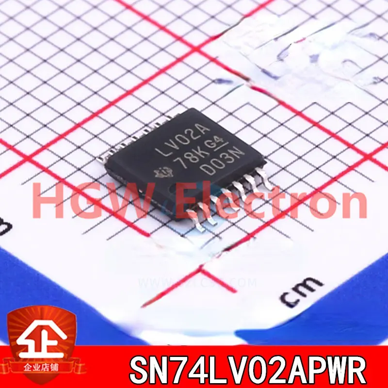 

10pcs New and original SN74LV02APWR Screen printing:LV02A TSSOP14 Logic IC chip SN74LV02APWR TSSOP-14 LV02A SN74LV02