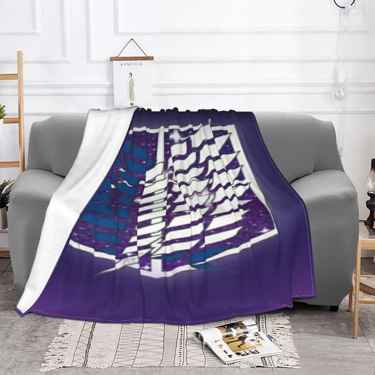 Shingeki No Kyojin 1031 Home Winter Blankets Thin Wadding Blanket Throw Blanket