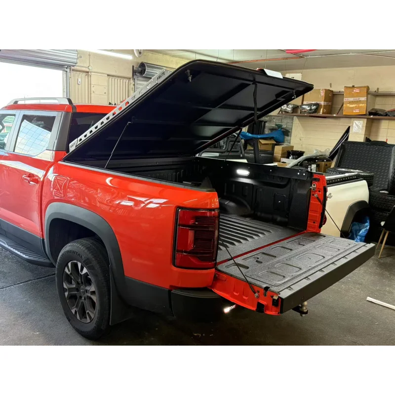 High Quality Lightweight Aluminum Alloy Pickup Bed Caps Flat Hard Tonneau Cover