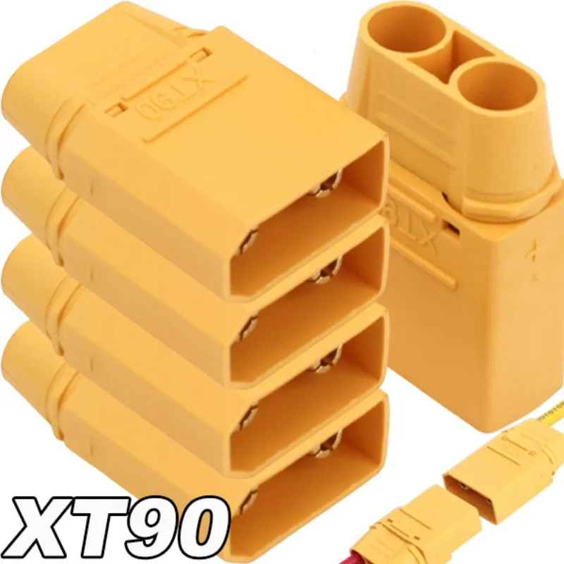 

Комплект разъемов XT90 (мама/папа) для высокотоковых аккумуляторов 90А, с защитой от искр, для радиоуправляемых машин, дронов, FPV, LiPo аккумуляторов, DIY, с защитным колпачком