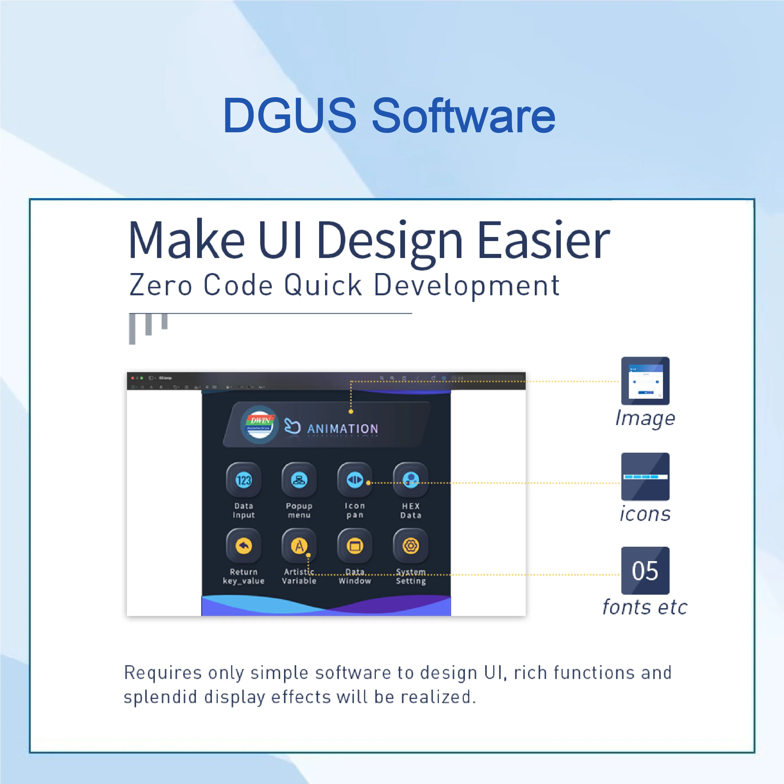 15.6-inch, 1366*768 Pixels Resolution, 262K Colors, TN-TFT-LCD, Normal Viewing Angle TTL/RS232 DMG13768C156_03W