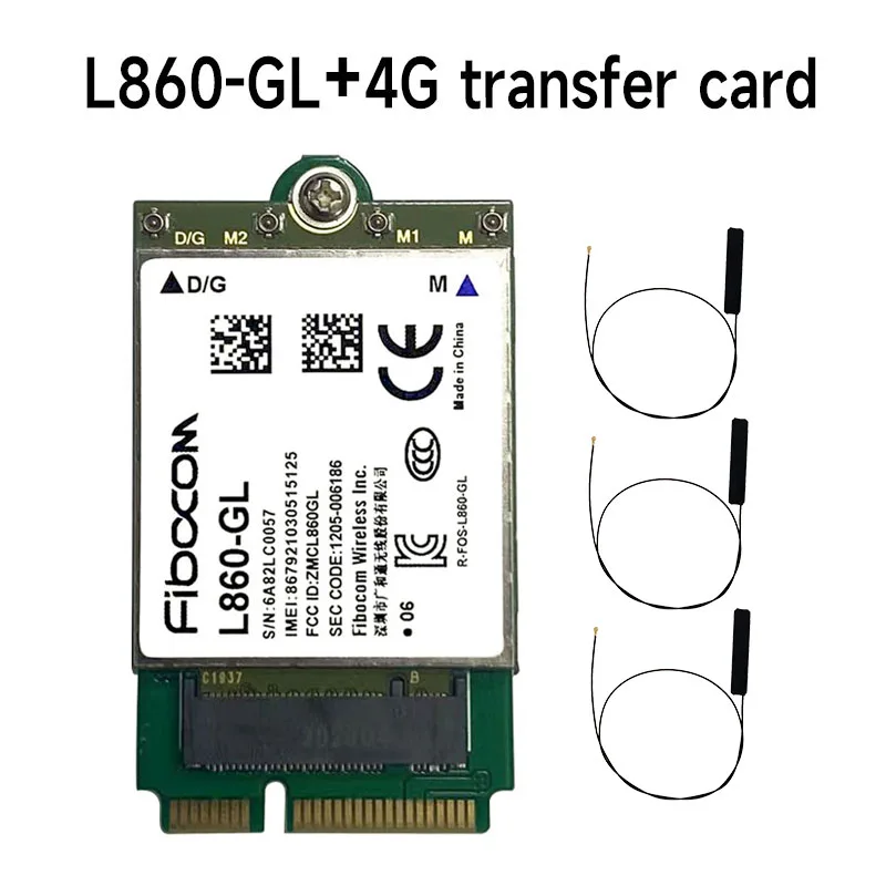 Fibocom-Módulo Celular LTE, L860, L860-GL, Cat16, FDD, TDD, 1Gbps, DL, Chipset, Intel XMM 7560, LTE-A Pro, Windows 10, Linux