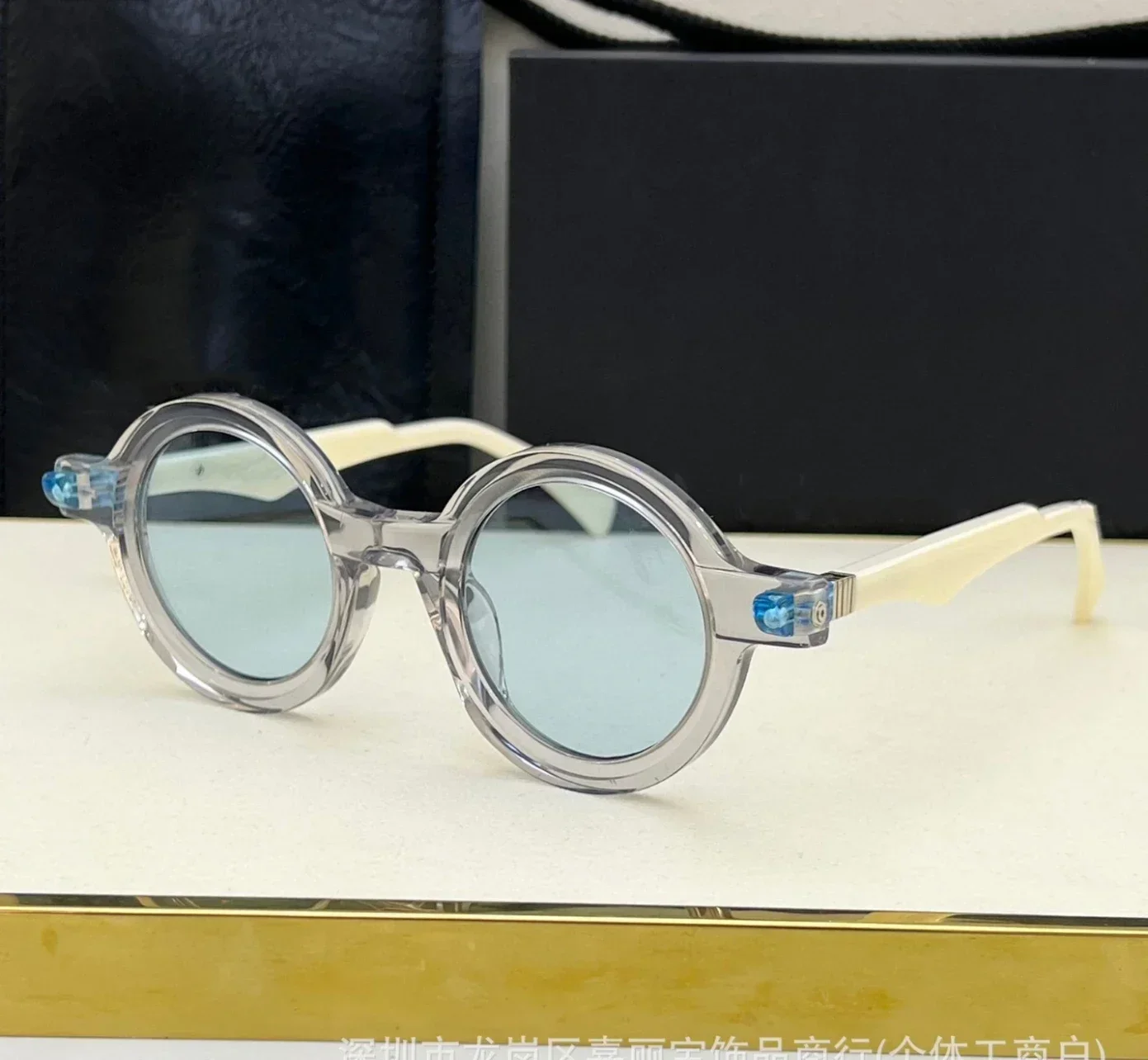 Original Niche Round Frame Sunglasses Designer KUB Q7 European Retro  Modern Concave Shape Versatile Trendy Cool Sunglasses