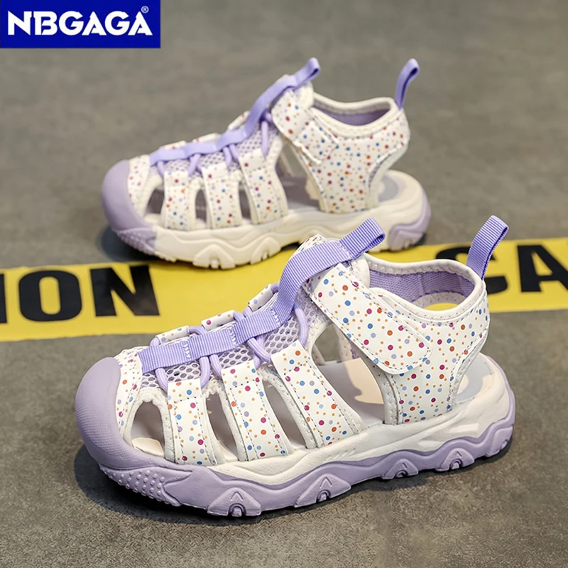 

Cute Girls Casual Sandals Summer Breathable Sport Walking Sandals Lightweight Non-Slip Outdoor Beach Shoes