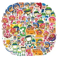 55pcs Children's Mathematics Enlightenment Animation Team Umizoomi Graffiti Stickers Teaching Materials DIY Kids Classics Toy 5