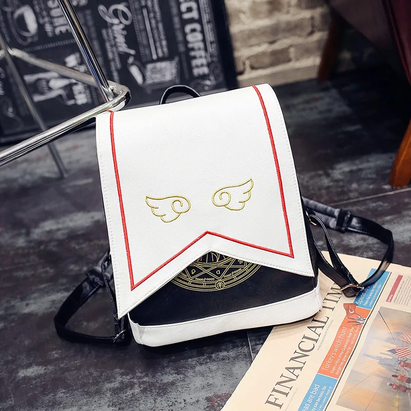 Anime Card Captor Sakura Cosplay Backpack Cartoon School Shoulder Bag Teentage Laptop Travel Rucksack Gift