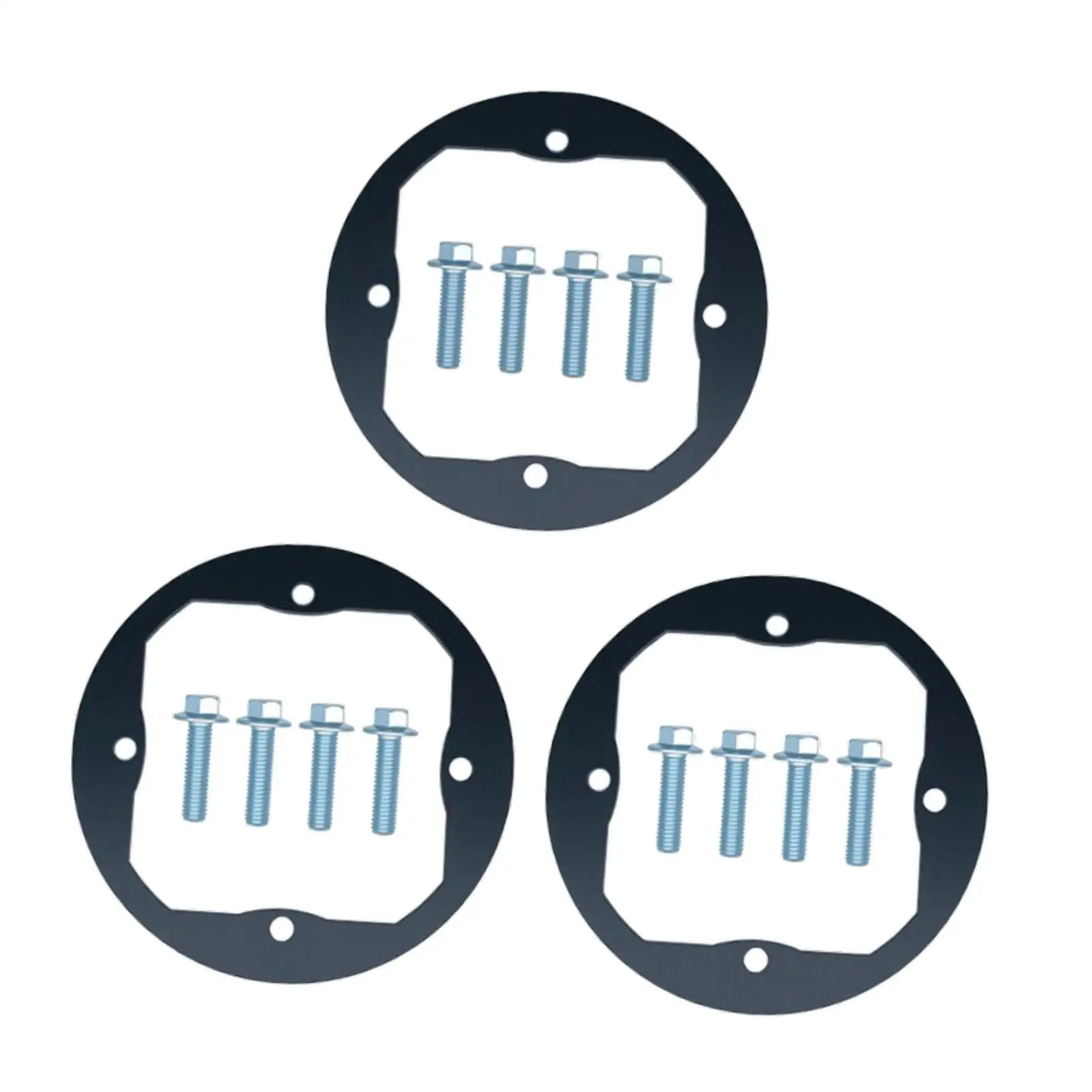 3 قطعة حلقة تعزيز المغزل على سطح السفينة قوية وسهلة التركيب البستنة مع البراغي مجموعة المغزل متعددة الاستخدام للإصلاح #3