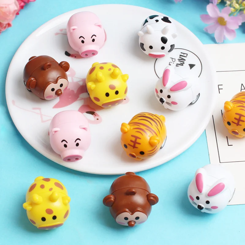 10pcs Cute Animal Pull Back Car Toys for Kids Birthday Party Favors Baby Shower Guest Gift Souvenir Giveaway Pinata Fillers