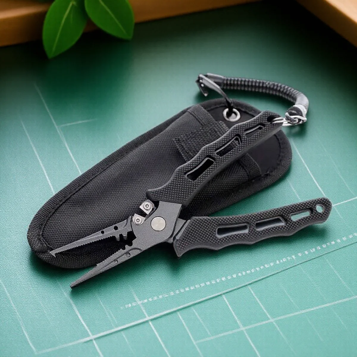 7 Inch Stainless Steel Fishing Pliers Multifunctional Fishing Tool Scissors Clamp High Quality Forged Fishing Pliers for Anglers