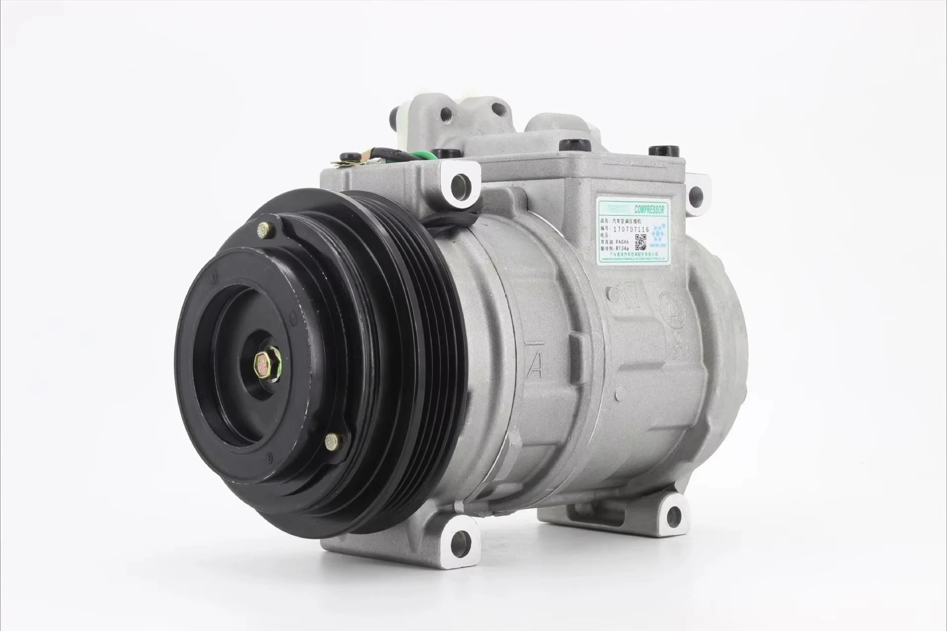 ضاغط قطع غيار السيارات تركيب كهربائي جديد للطاقة جديد لـ Jieshi Wide Foot 10PA17C 4PK 125 24V