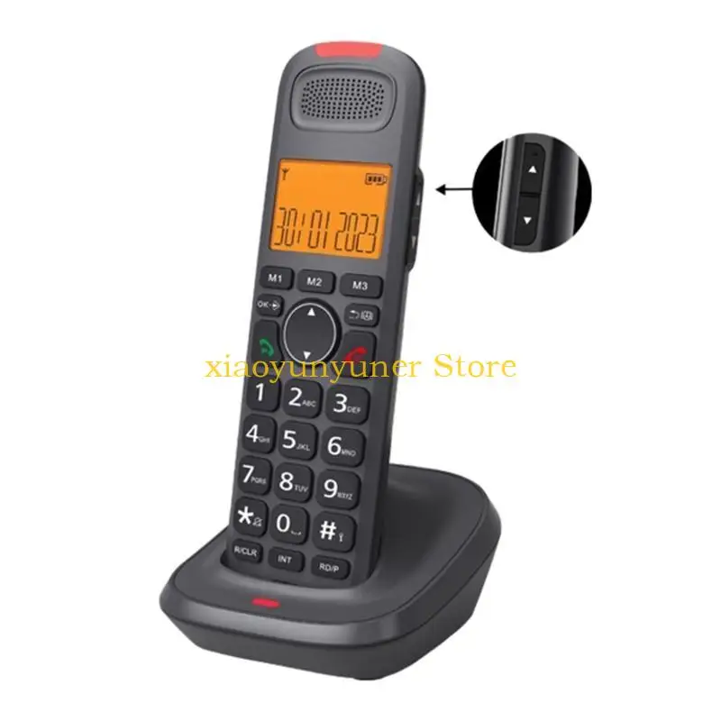 P9JB D1015 Cordless Phone Desktop Phone with Speaker for Clear Communication
