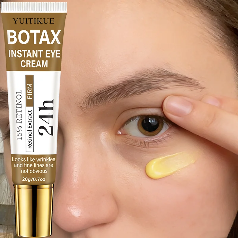 YUITIKUE Crema de Tratamiento para Ojos con Retinol 24h, Buena Ductilidad, Reduce las Líneas Finas, No Grasosa, Ligera, Refina la Piel del Contorno de Ojos