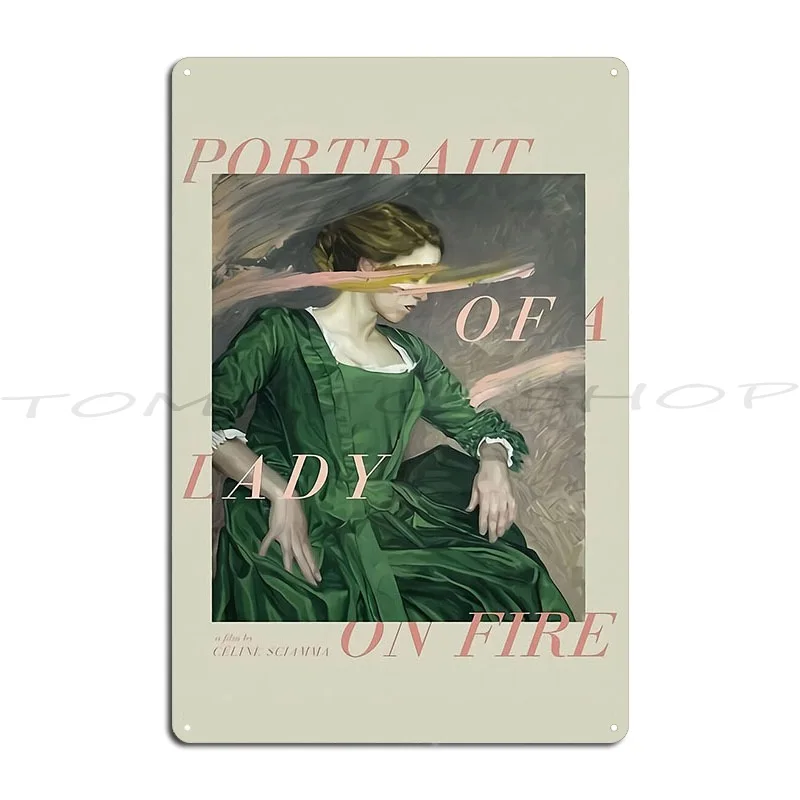 Potrait Of A Lady Metal Sign Club Create Bar Design Designer Tin Sign Poster