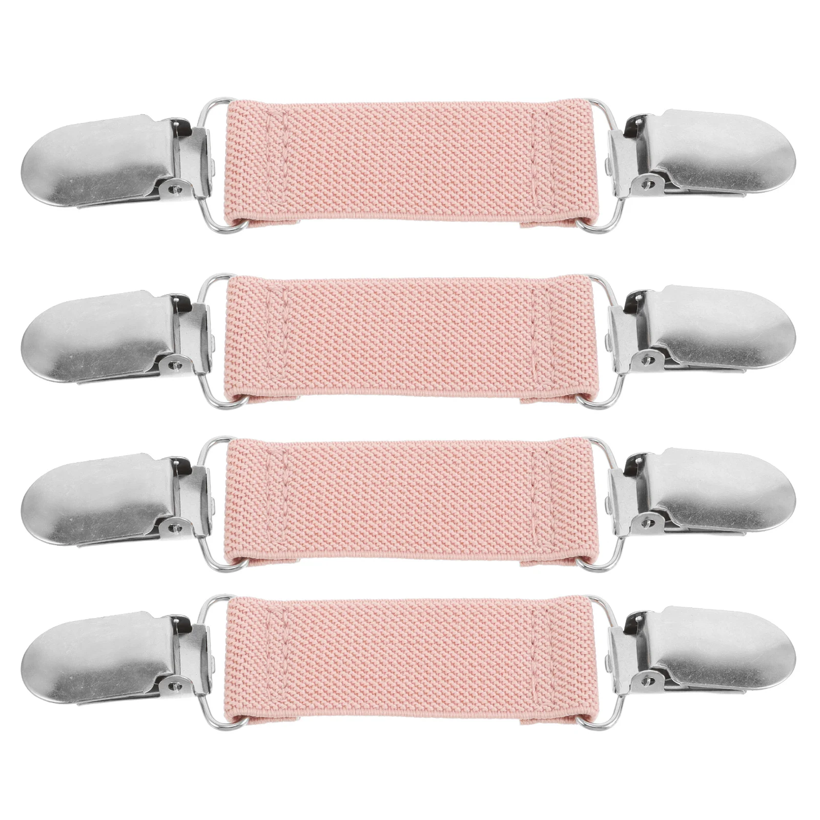 

4Pcs Elastic Pants Clips Windproof Waterproof Outdoor Cycling Trouser Fastener for Hiking Running Unisex Leg Clips