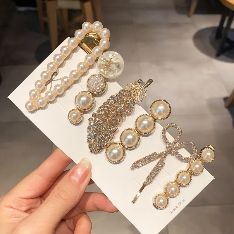 

Hairpin new set, Xiaoxiangfeng headgear, bangs clip, duck bill clip on the side
