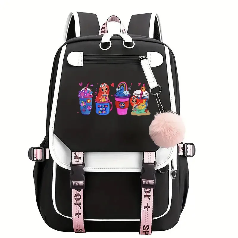 

Manana sera bonito bichota Karol G backpacks for men girls kawaii school bag teenager laptop backpack for women