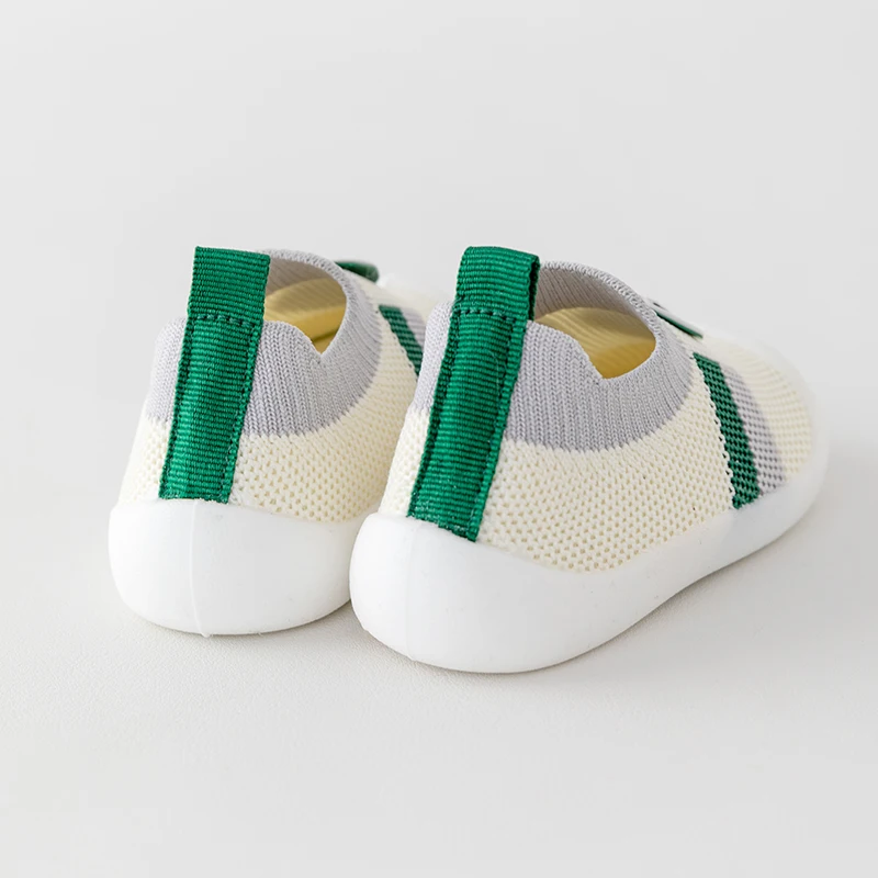 2024 الربيع الصيف الطفل الأولى ووكر تنفس شبكة عدم الانزلاق حذاء طفل صغير الفتيات الفتيان 0-3T الانزلاق على خفيفة الوزن أحذية رياضية كاجوال