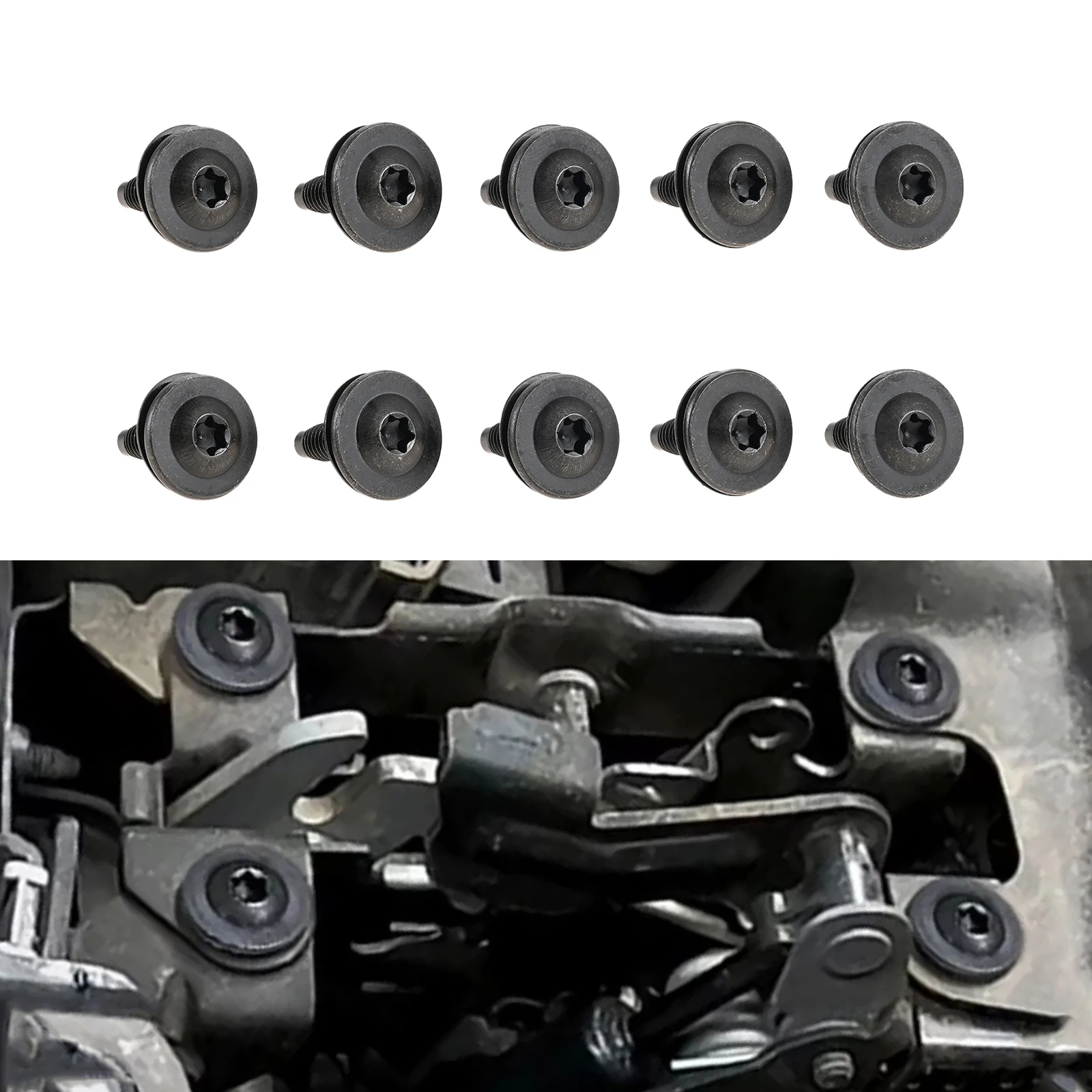 07147263759 Front Bumper Connector Screw Headlight Mounting Bolt for BMW 3 4 5 6 7 8 Series X1 X3 X4 X5 X6 X7 Headlights Mouting
