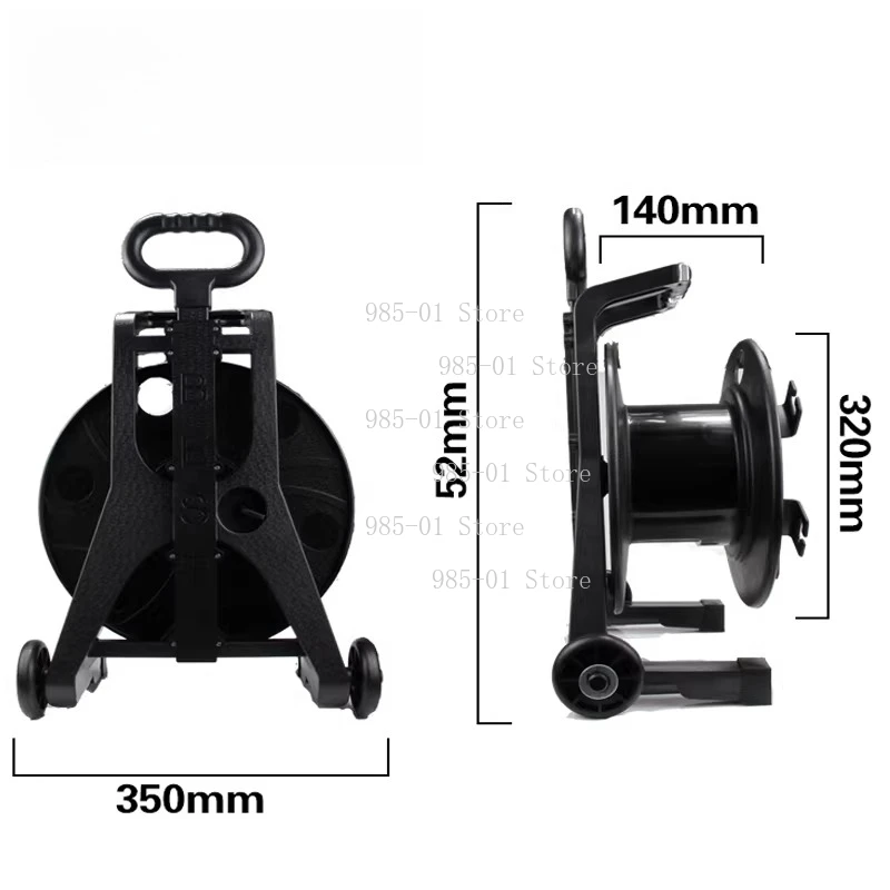 Network Cable Audio Video Cable Optical Fiber Winding Reel Portable Cable Storage Reel For Office Engineering