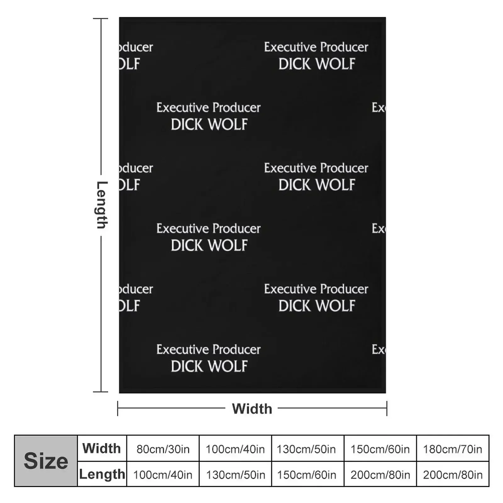 Executive Producer Dick Wolf Throw Blanket Furrys Summer Beddings Decorative Sofas Quilt Retros Blankets