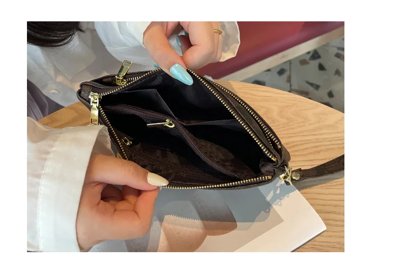 Neue Reißverschluss-Langbörse für Damen & Herren, Geldbörse mit mehreren Kartenfächern, Handgelenk-Clutch, Kartenhalter, Münzfach, Geldfach. – Detail 8