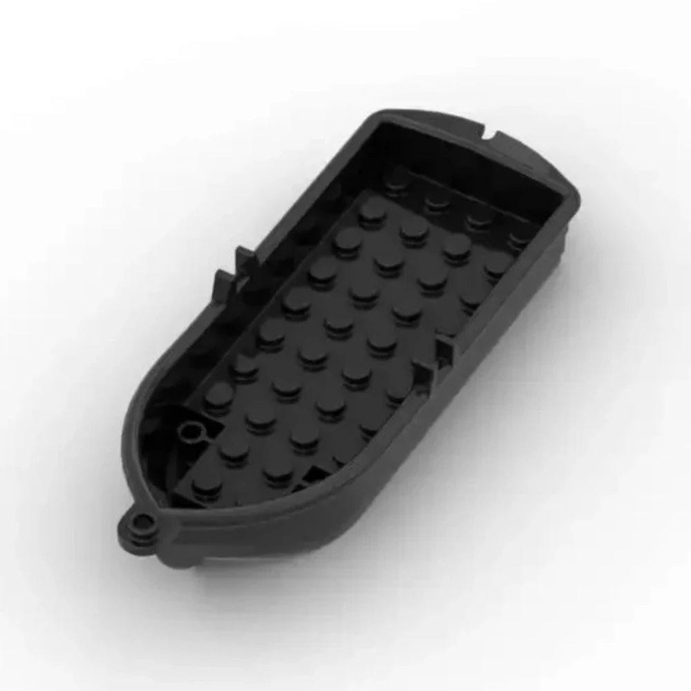 MOC, 1 шт., замена 2551 14x5x2, сменные 21301, строительные блоки для лодок и 2 полые шпильки, кирпичная игрушка, детские рождественские подарки