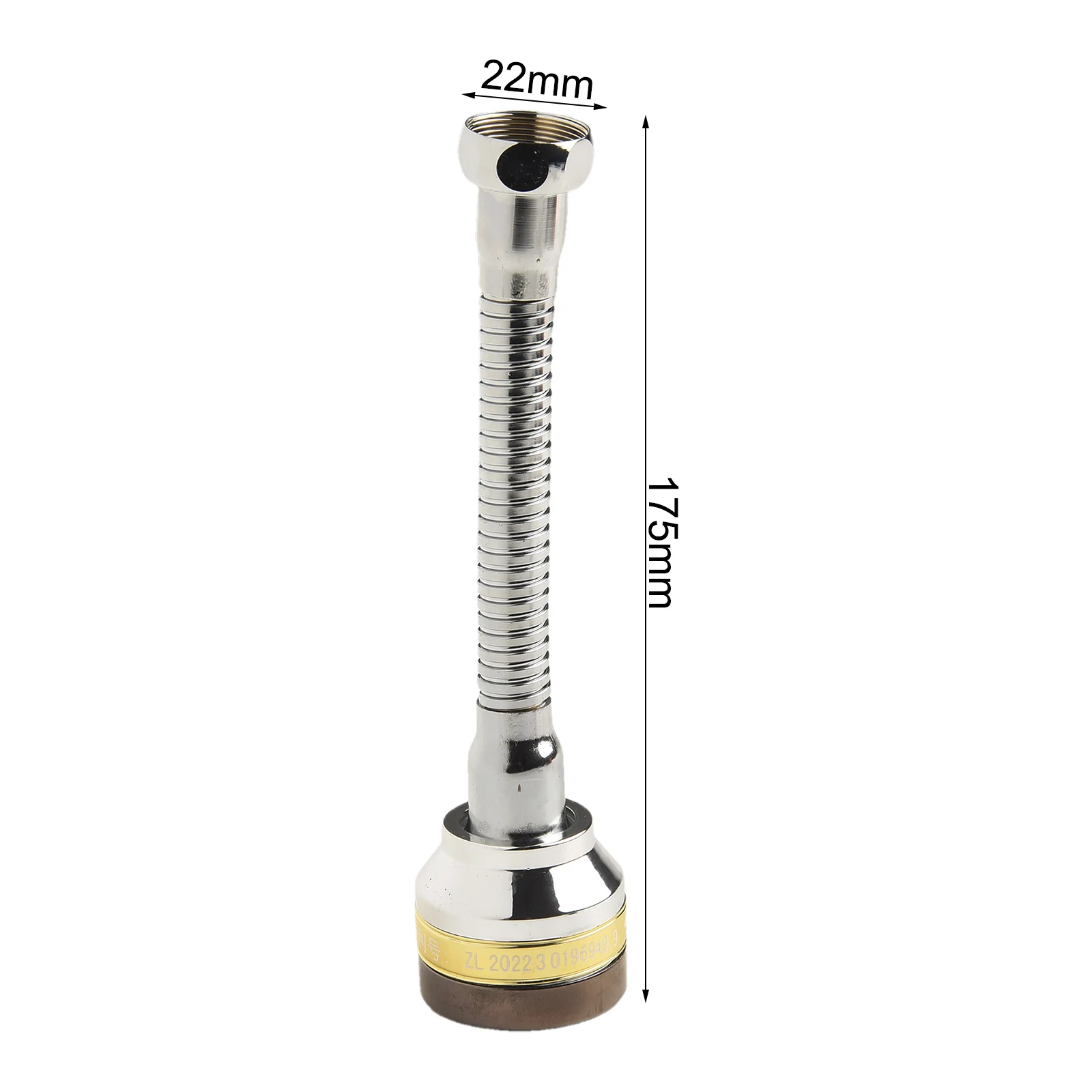 مواصفات رأس رش الصنبور المرنة من الفولاذ المقاوم للصدأ، سهلة التركيب، مرفق رأس رش الصنبور المرن #5