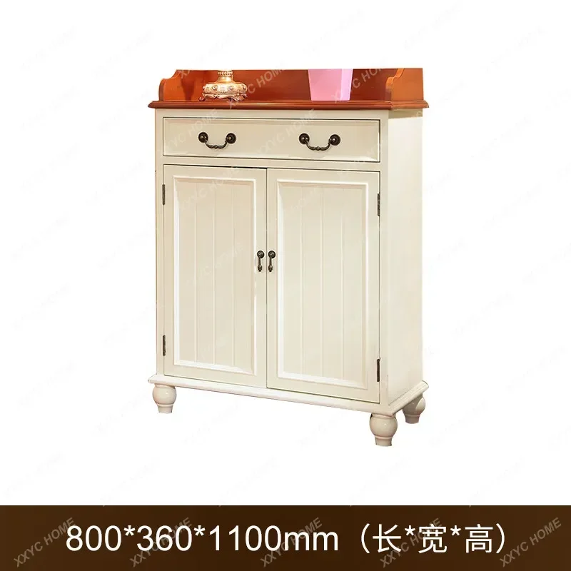 Foyer shoe cabinet one bucket and two doors entrance storage cabinet 0.8 meters shoe cabinet furniture partition