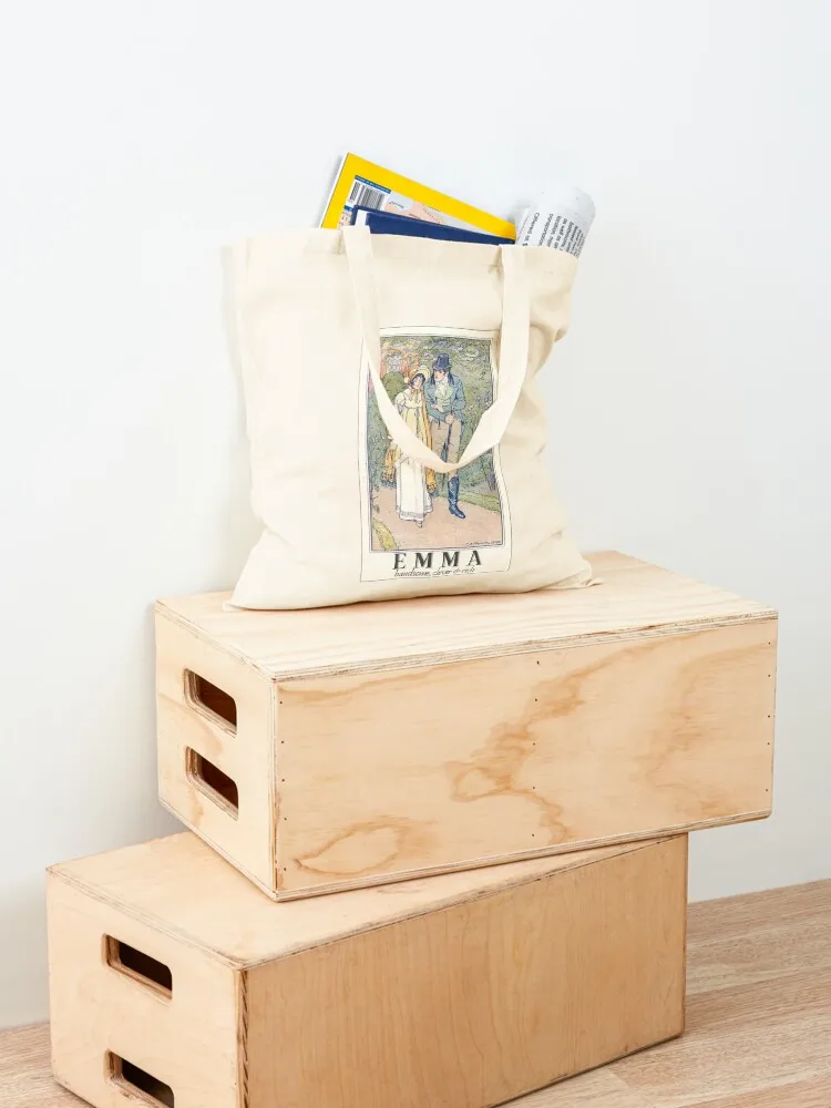 Emma- Jane Austen Tarot Card Tote Bag حقائب للمتسوقين للنساء حقائب قابلة لإعادة الاستخدام حقيبة يد للمتسوقين حزمة صديقة للبيئة