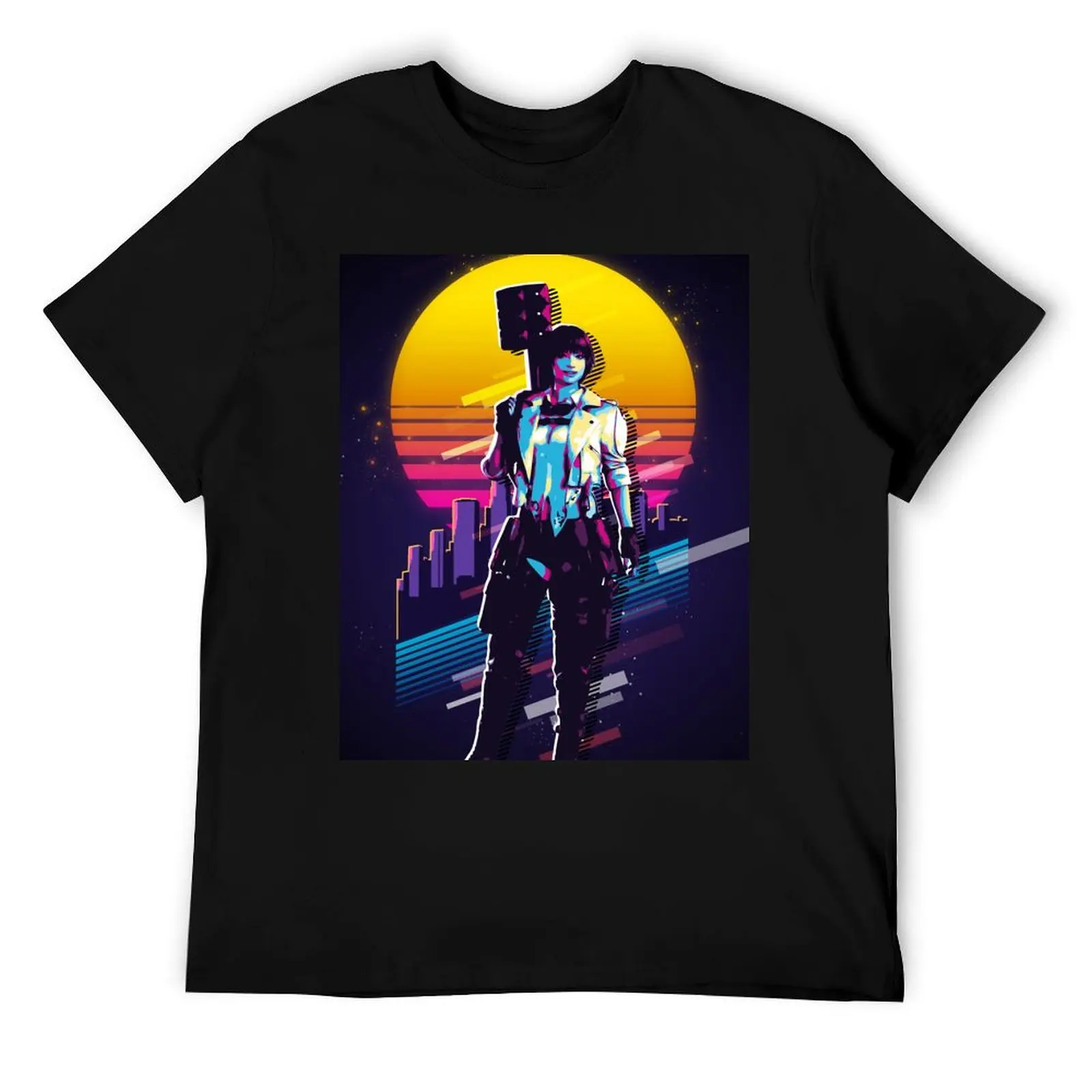 

Devil May Cry - Lady (80s Retro) T-Shirt t shirt man cotton man t shirts for men t shirts for man graphic tees T-Shirt