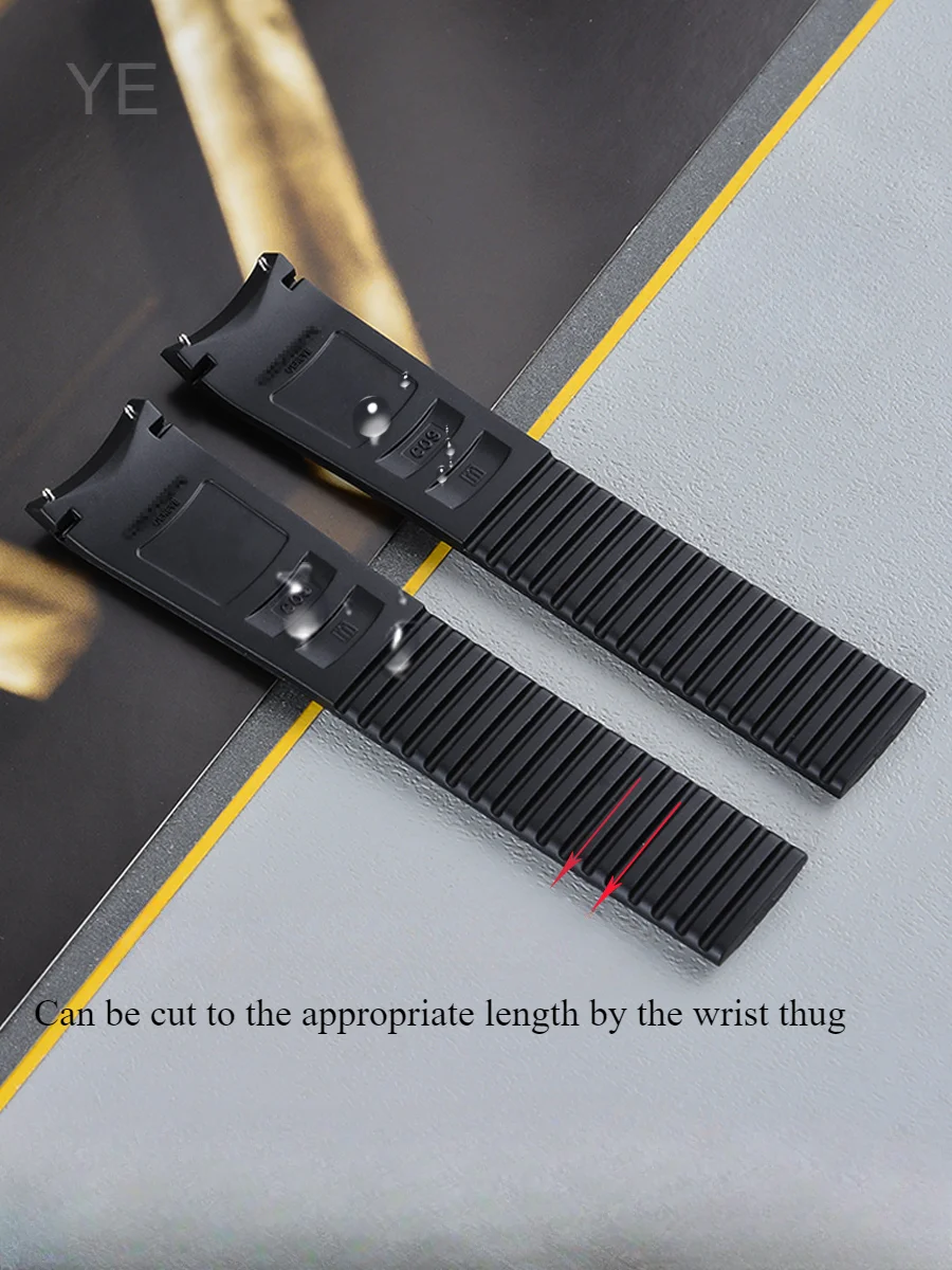 For Patek Philippe Grenade Rubber Watch Strap Aquanaut Series 5167/5164 PP Original Durable Silicone Watch Strap 21mm