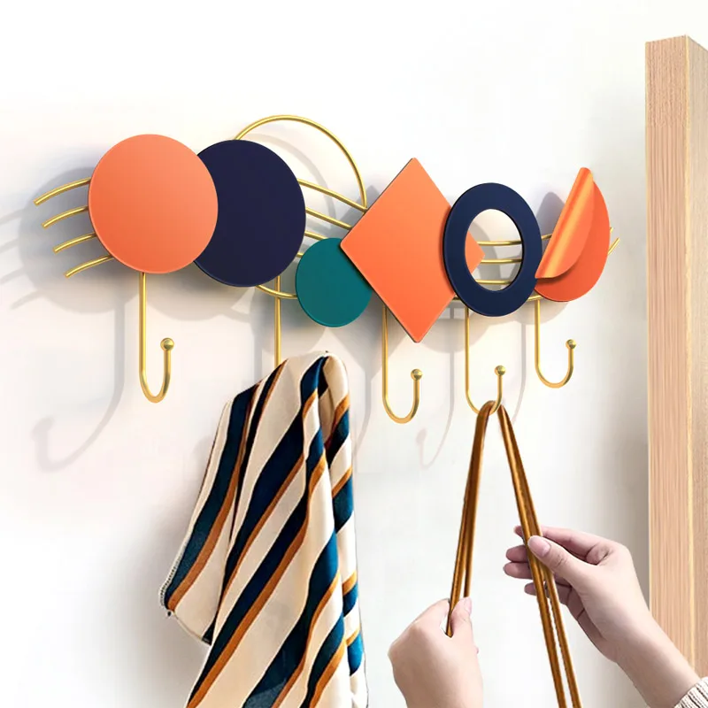 رفوف المعاطف الداخلية للفندق منظم فاخر لتوفير المساحة رفوف المعاطف البلاستيكية المعدنية الحديثة رخيصة أثاث المدخل بورت مانتو