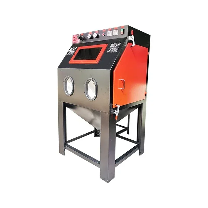 Small mold, rust removal and polishing, high pressure dust-free box type non-standard sand beating