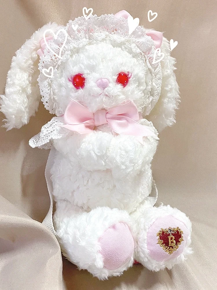 

Ограниченная серия, средняя сумка через плечо с кроликом и медведем, кукла для взрослых, мягкая игрушка из материала Plu, сумка в стиле Лолиты