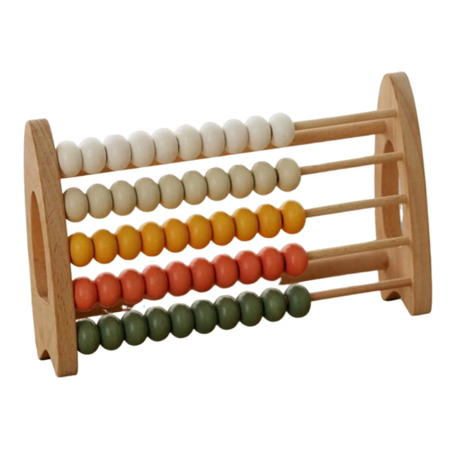 Wooden Abacus for Kids with Colorful Beads Counting Frame Toy for Teaching