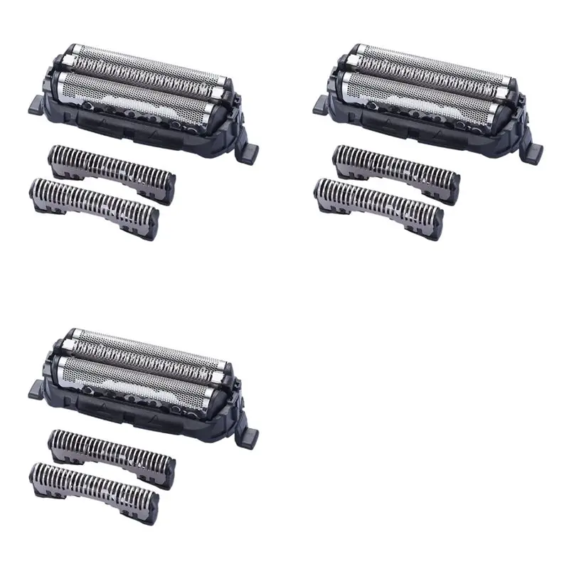 グローバルセール-3x-シェーバー交換用インナーカッター＆フォイル-パナソニック-es9510-es-9013-es9087-es9068-es8101-es8103-es8109-カミソリヘッド用